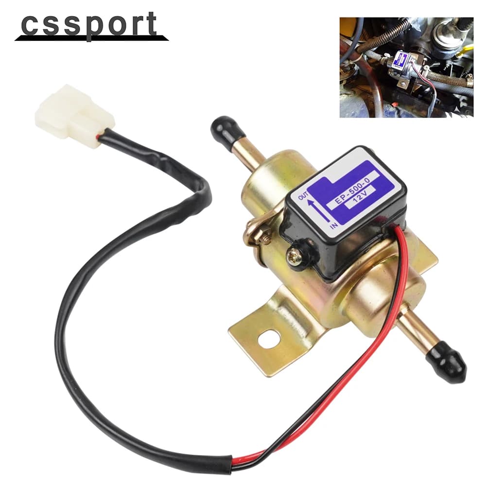 Universal 12V Electric Car Fuel Pump Diesel Petrol Gasoline EP500-0 035000-0460 12585-52030 1258552031 EP500 FP-1010-G