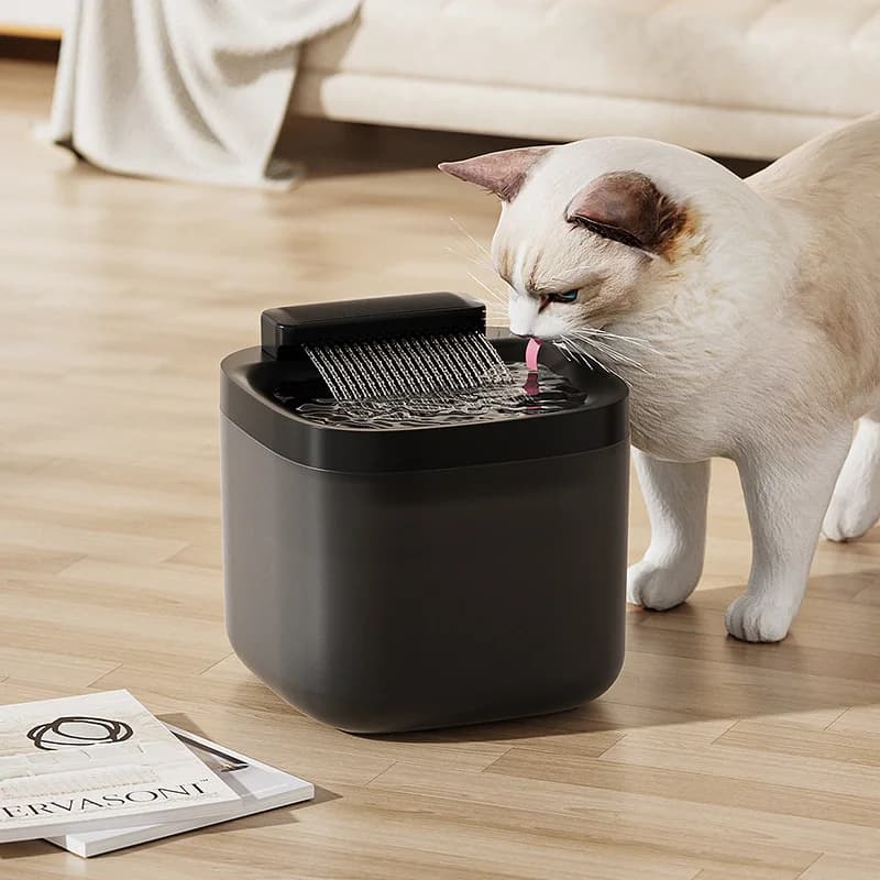 3L USB Pet Water Fountain with Pump & Filter Anti-Dry Burning Cat Water Dispenser Auto Recirculating Pet Water Flow Drinker