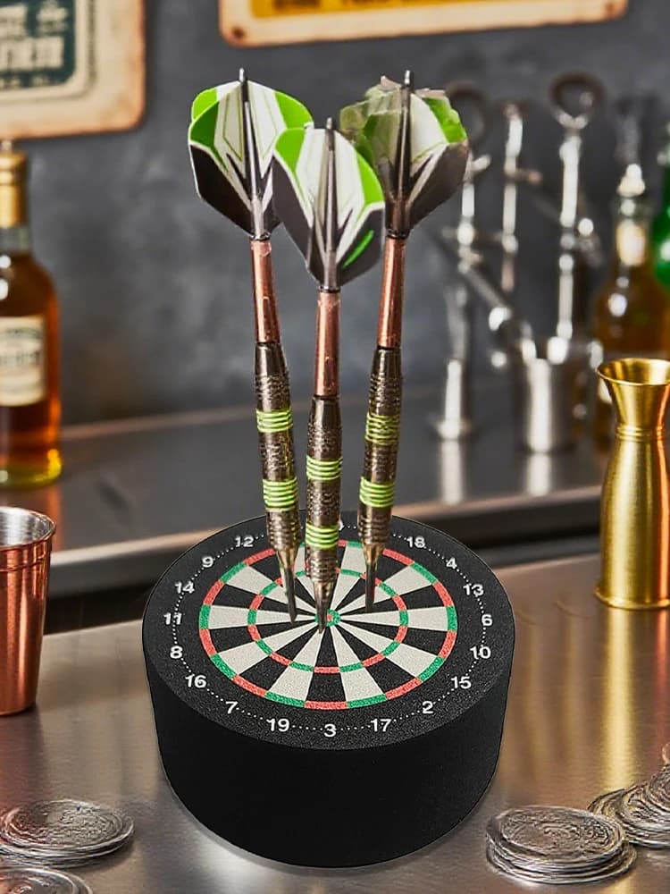 2pcs Mini Dart Dock 10cm Dart Base Station Dartboard Design Display Stand Holder for Outdoor Home Family Party Games