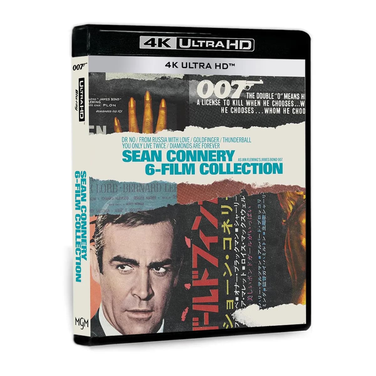 007: sean connery 6-film collection 4K UHD Blu-ray Disc PS5 compatible XSX Dolby Vision Atmos HighDefinition