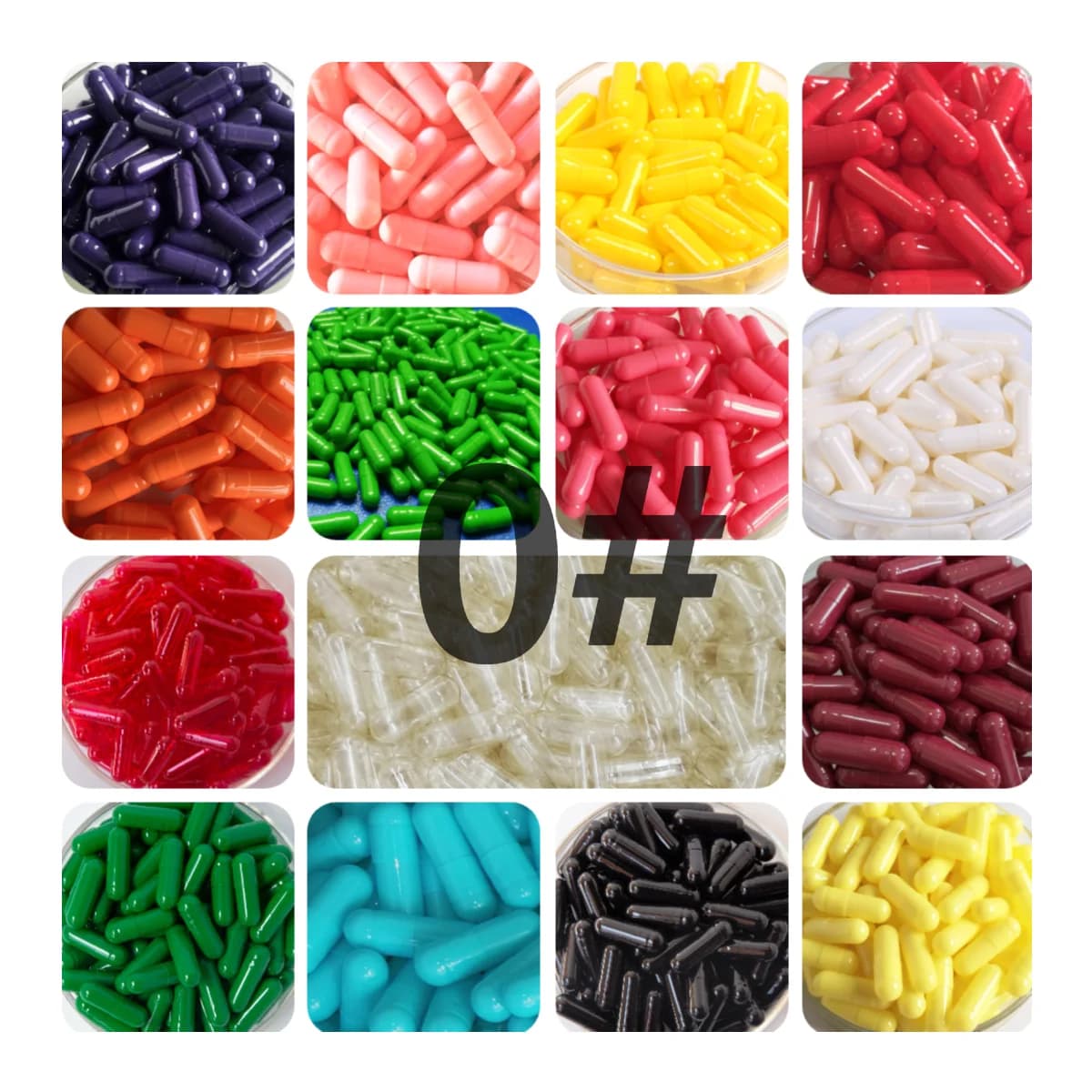 0#  Medical Empty Capsules 1000PCS!Many Colored Empty Gelatin Capsules size 0, closed or seperated capsules available!