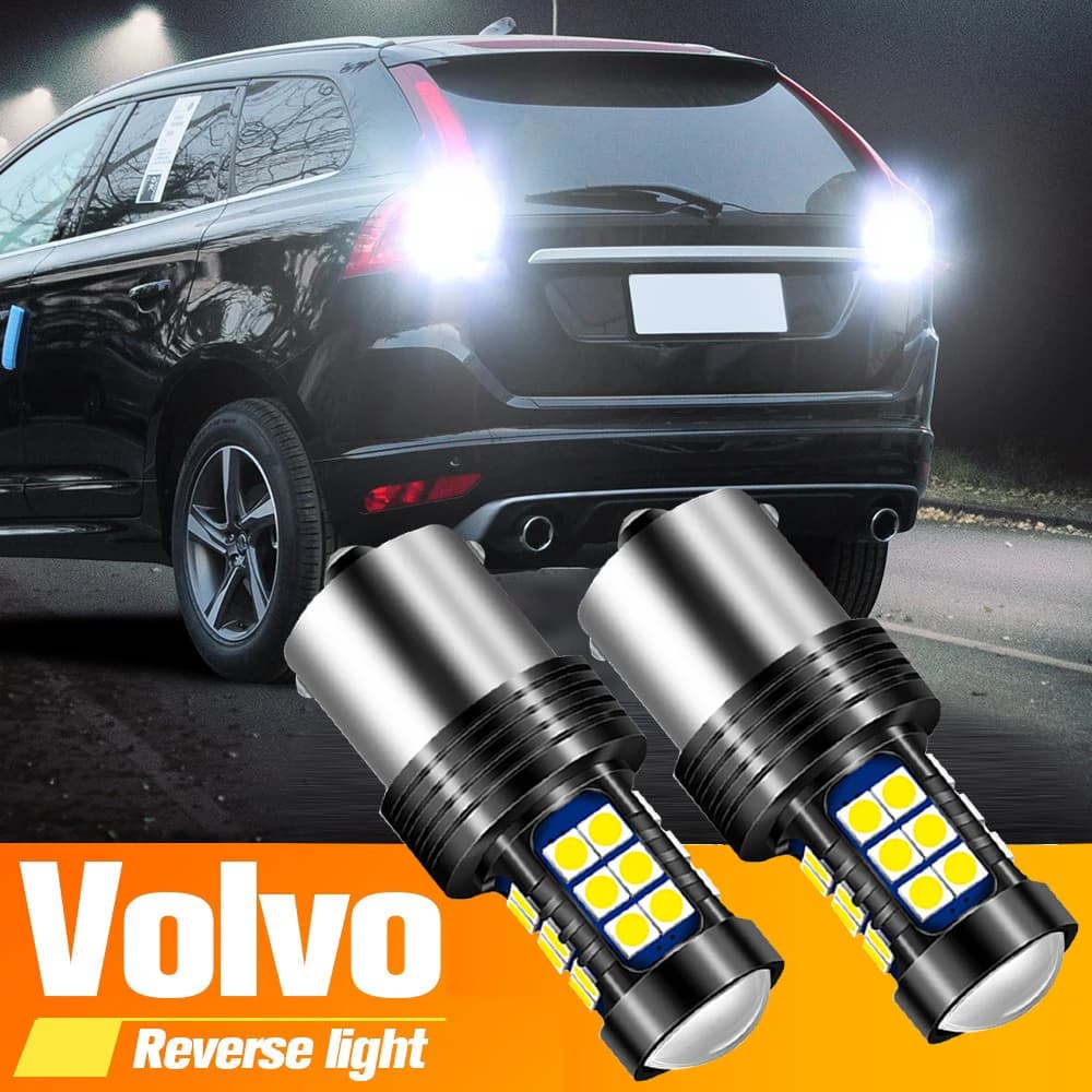 2pcs P21W 7506 BA15S LED Backup Light Blub Reverse Lamp Canbus For Volvo C30 C30 S40 S60 S70 S80 V40 V50 V60 V70 XC60 XC70 XC90