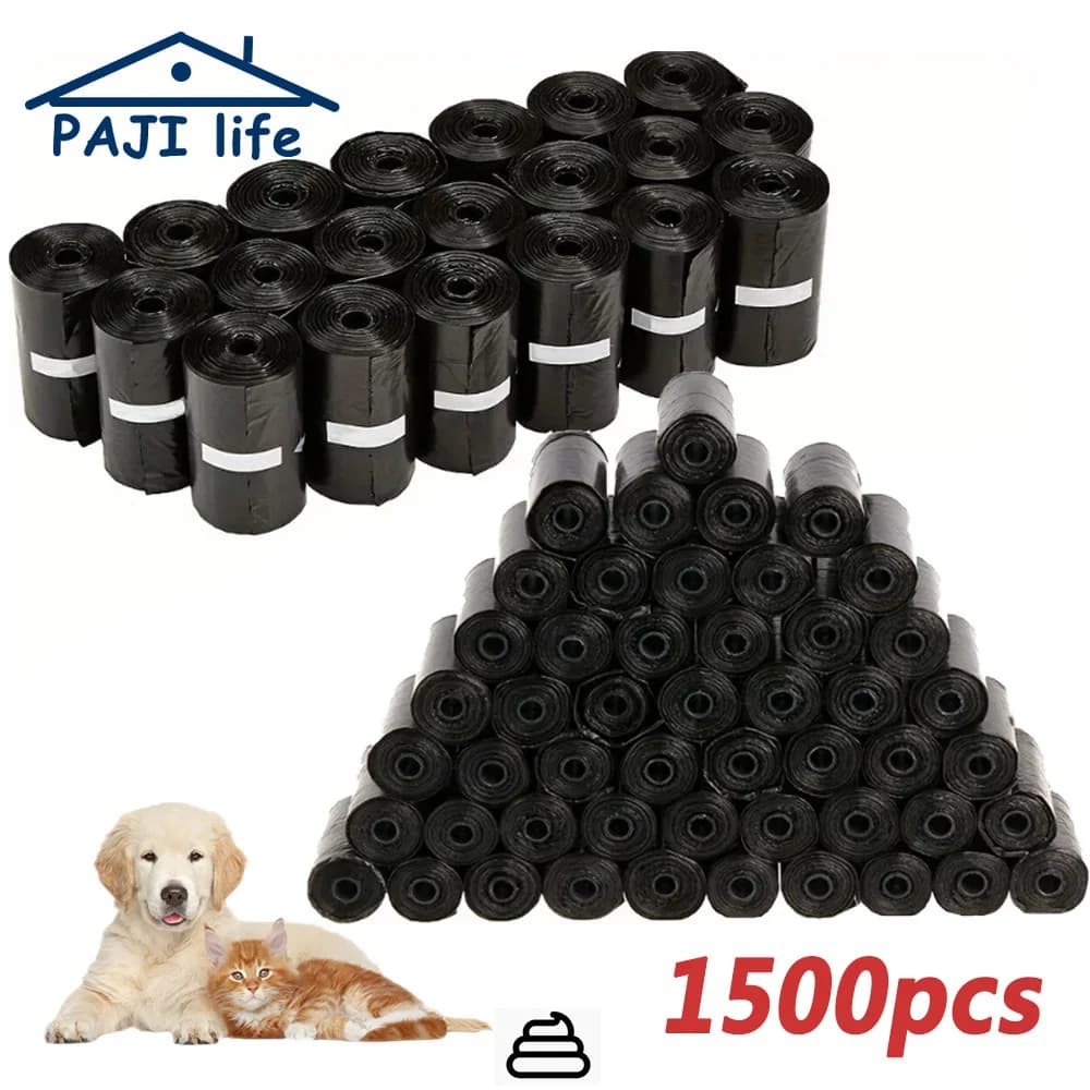 Dog Poop Bags Portable Pet Waste Bags Durable And Leak Proof Dog Garbage Bags With Dispenser Pet Cleaning Supplies For Outdoor
