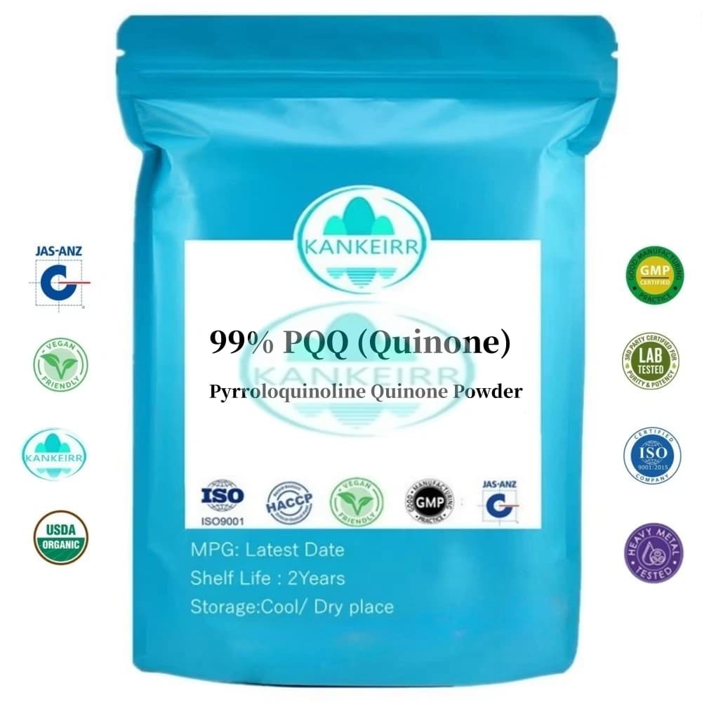 Out Pack Aluminum Foil Bag 99% Quinone PQQ Powder DoubleDeck PlasticBag for Global Distributors