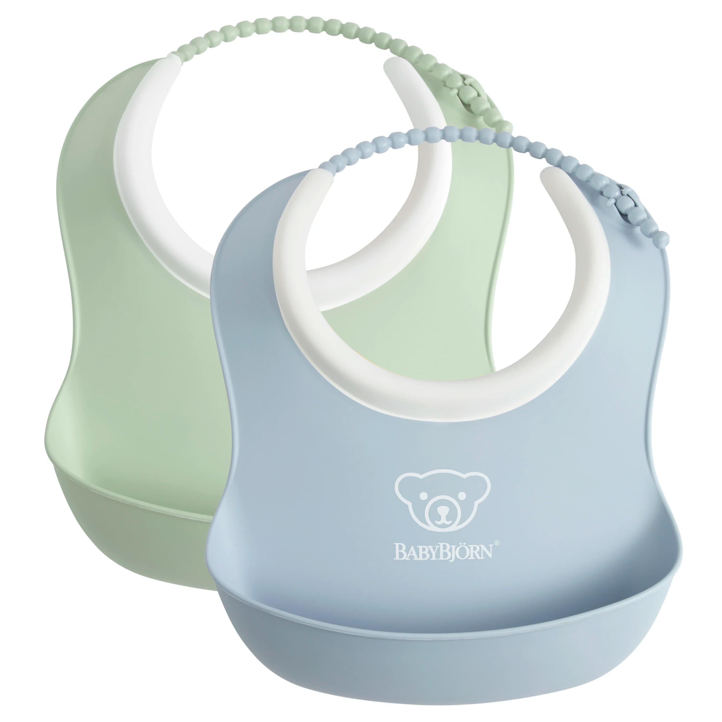 BabyBjörn Liten Haklapp Blekgrön/ Blekblå 2 st