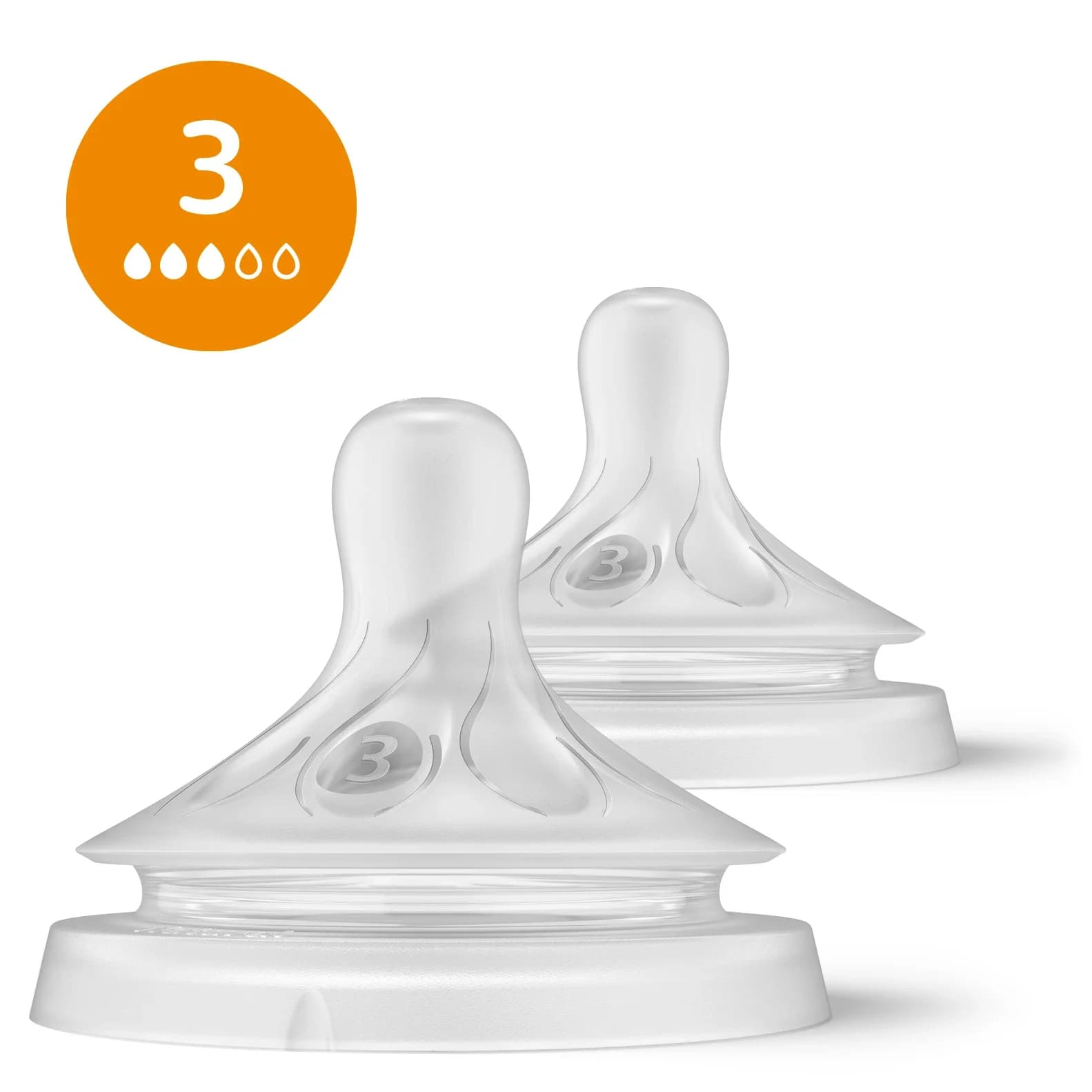 Philips Avent Natural Response Dinapp flöde 3 2-pack