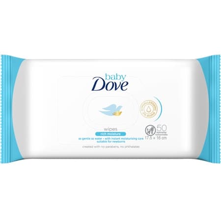 Dove Baby Våtservetter - 50 st