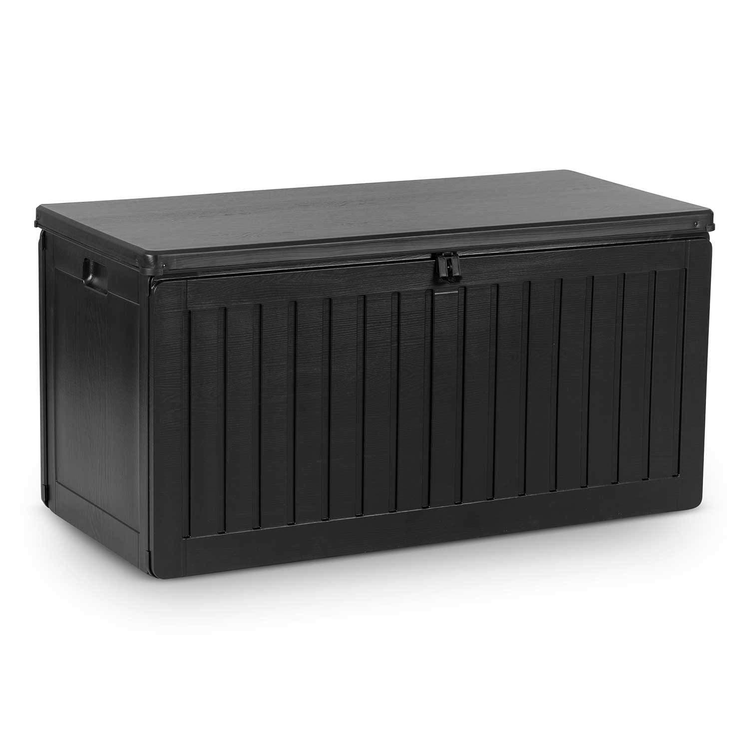 Trädgårdslåda 109 x 51 x 55 cm 270 liter svart