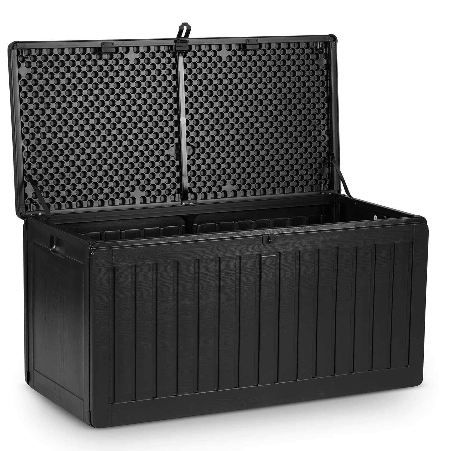 Trädgårdslåda 109 x 51 x 55 cm 270 liter svart view 2