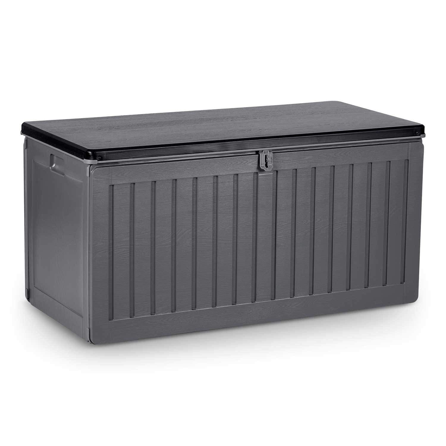Trädgårdslåda 109 x 51 x 55 cm, 270 liter, grå