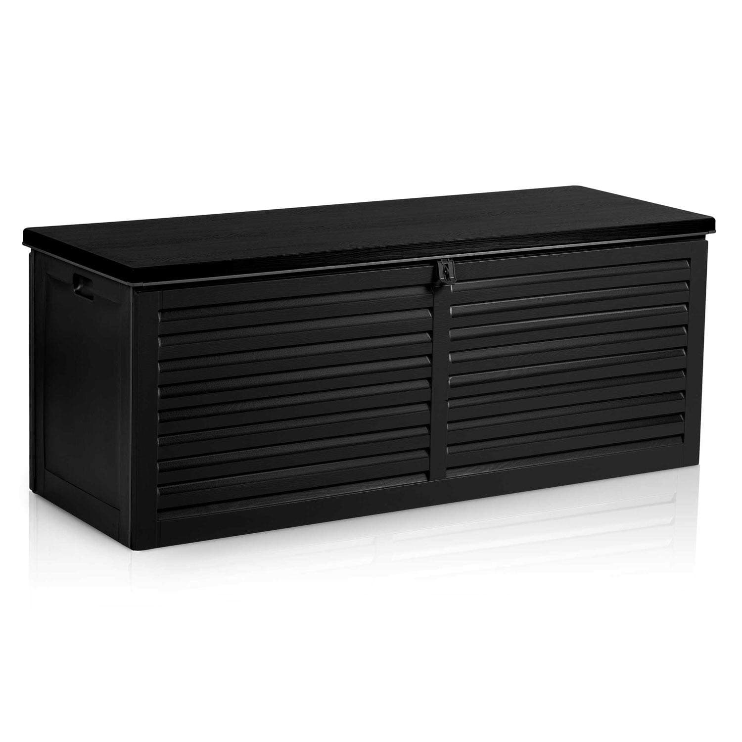 Trädgårdslåda 143,5 x 57 x 53,5 cm 390 liter svart
