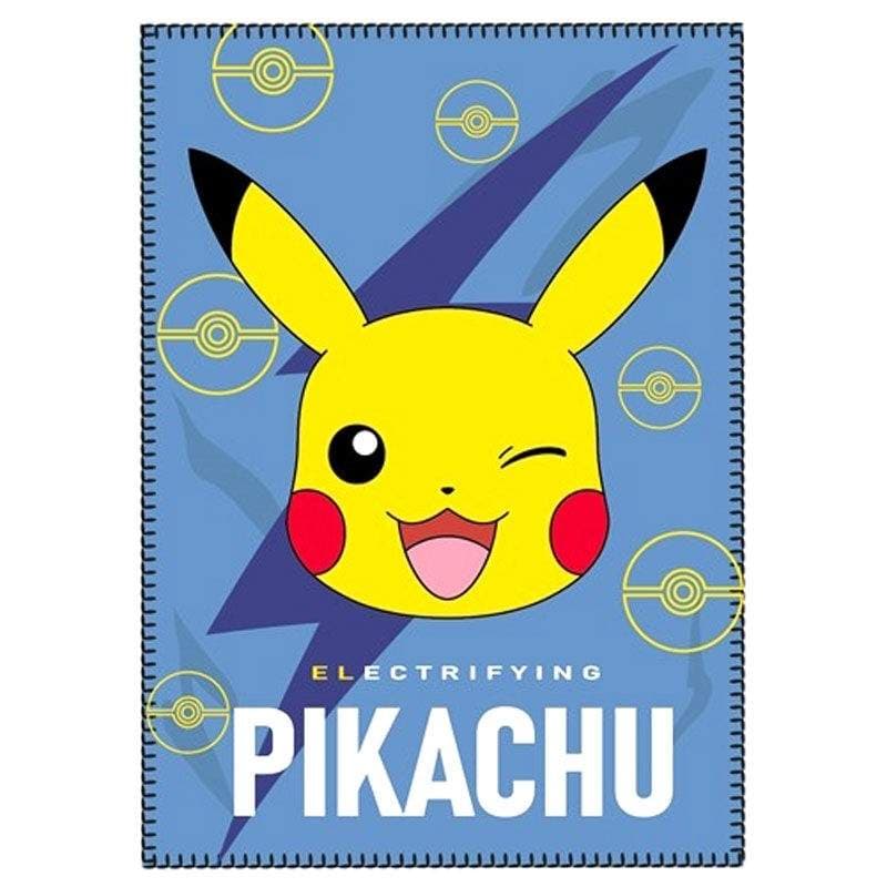 Pikachu Polar filt, mjuk och mysig för barn