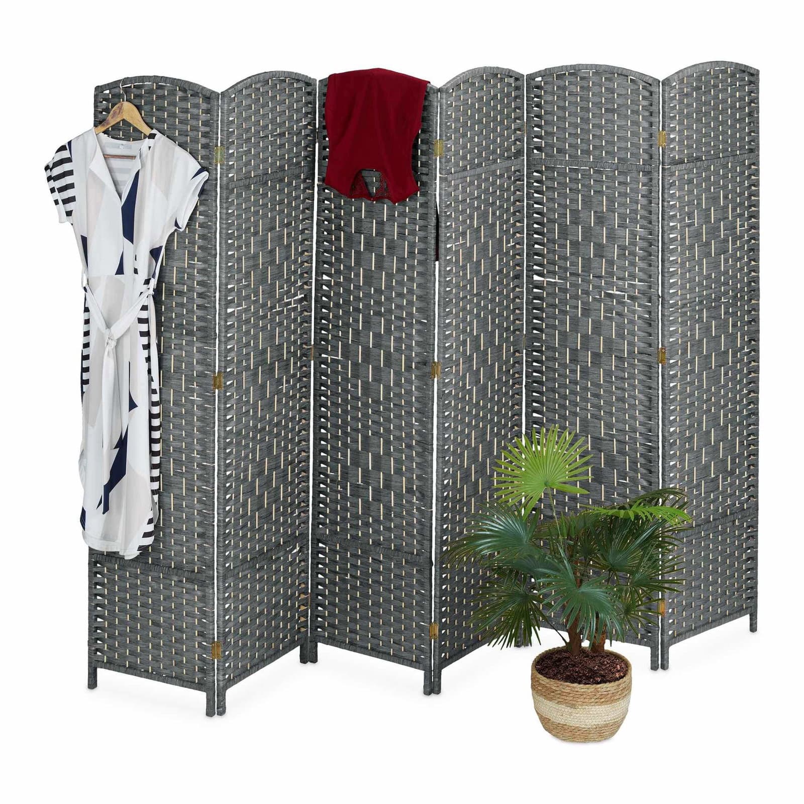 6-panelers vikskärm – elegant rumsavdelare