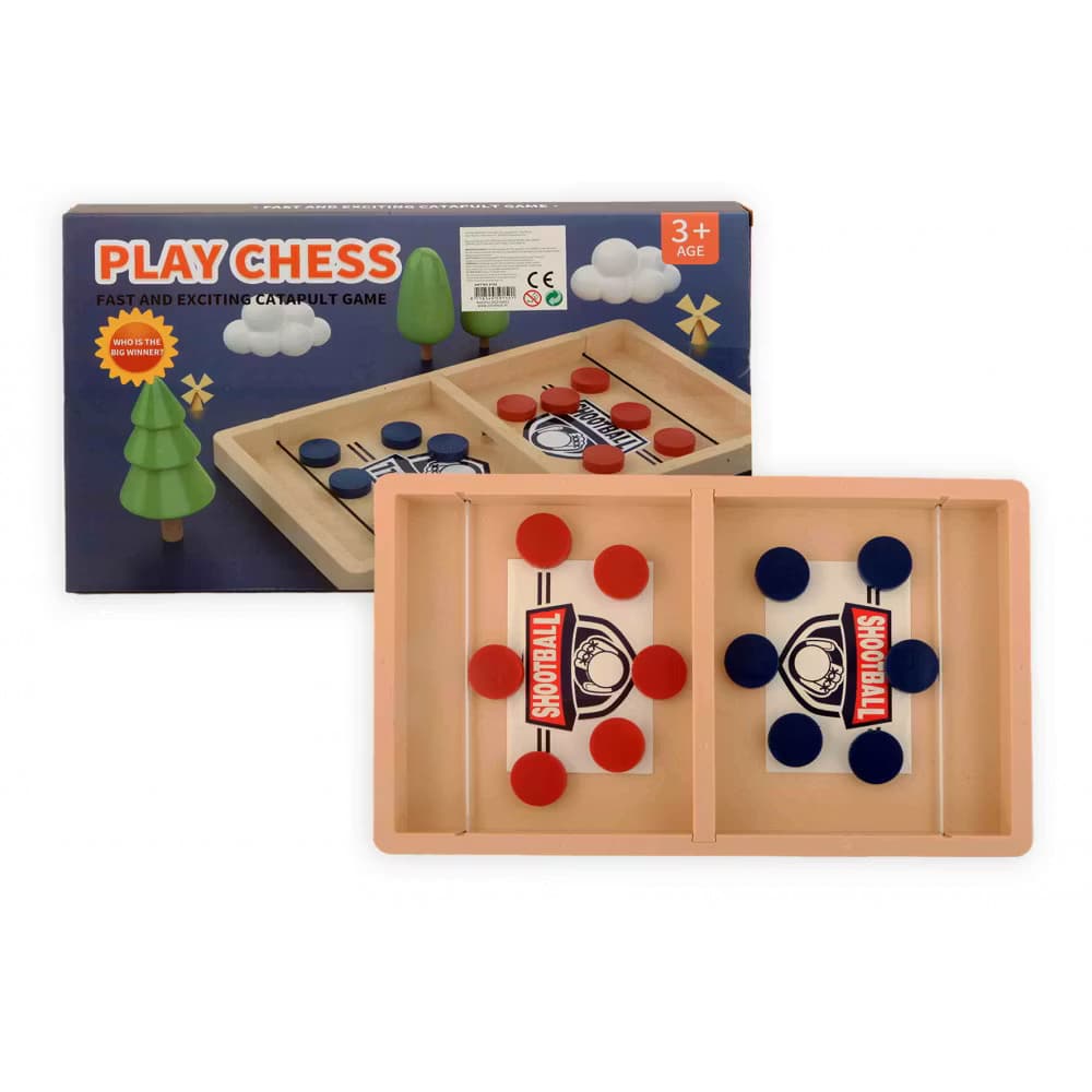 Sling Puck Brädspel | Bordshockey Shootball Katapultspel – Perfekt Familjespel och Sällskapsspel för Alla Šldrar