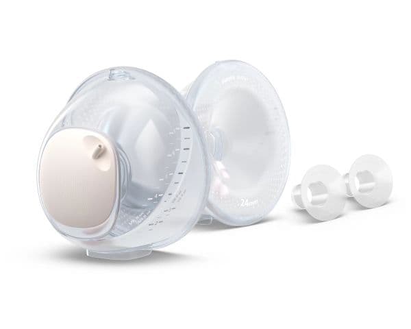 Philips AVENT Hands-free SCF439/01 Dubbla uppsamlingskoppar, Reservdelssats, Polypropylen (PP), Silikon, Transparent, En storlek