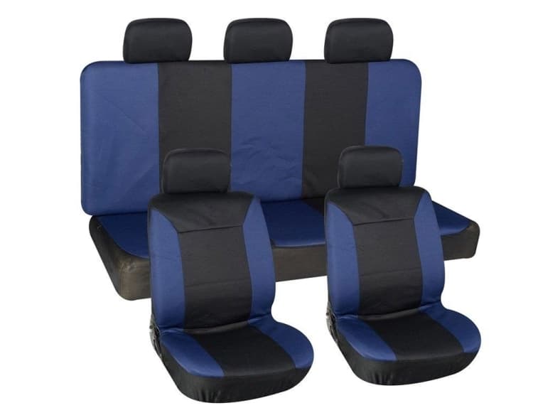 TomPar sitsöverdrag AutoSerio AG-001 blå polyester