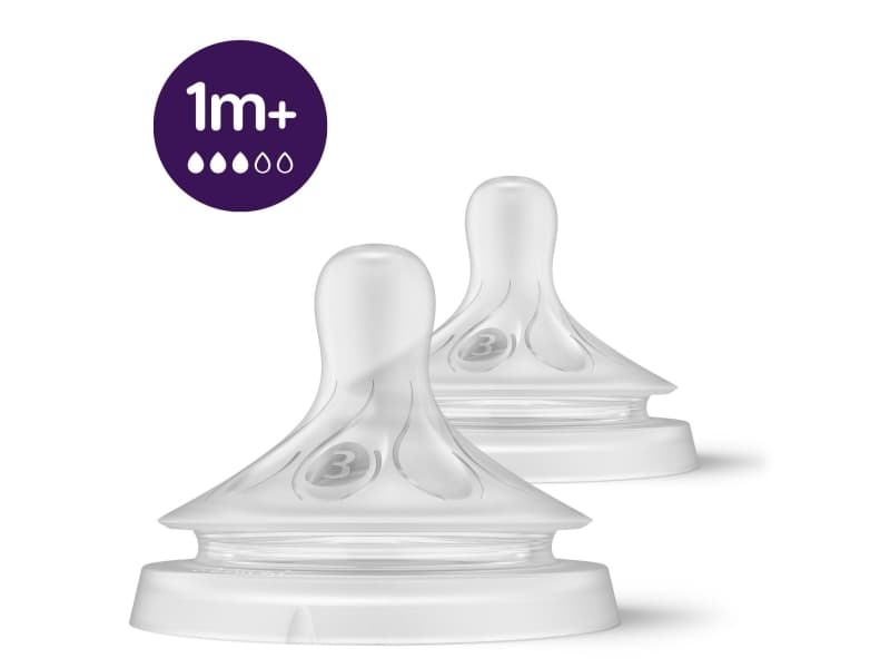 Philips AVENT Natural Response SCY963/02 Natural Response dinapp, Ortodontisk, Ventil som motverkar kolik, 2 styck