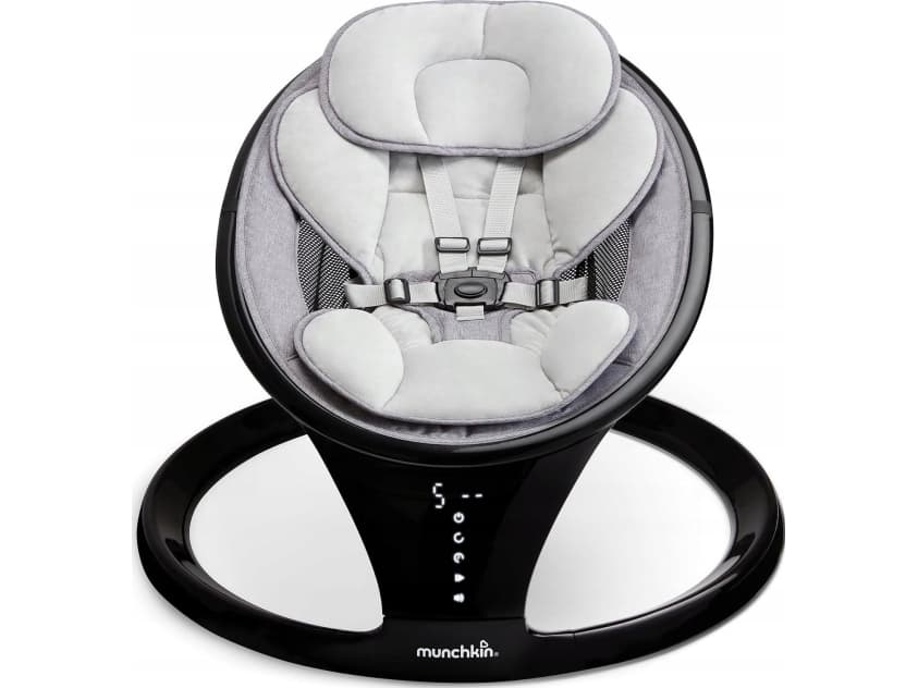 MUNCHKIN studsmatta-gunga, Svart, 90318