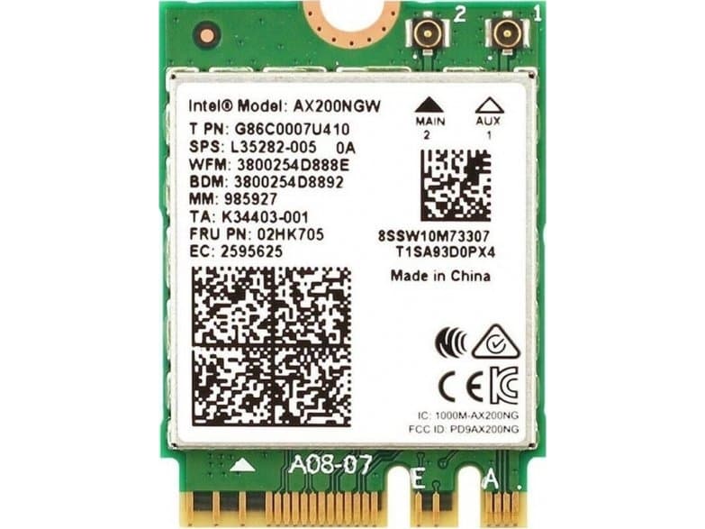 Intel Wireless-6 AX201 nätverkskort (AX201.NGWG.NV)