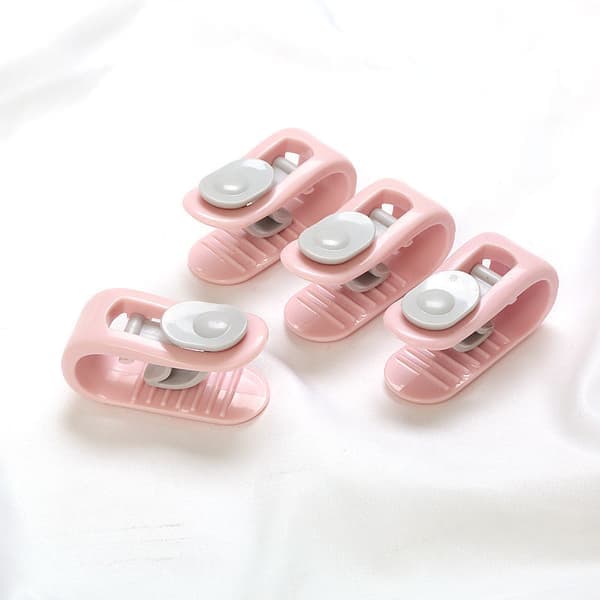 Tumsnäppsfäste för täcken (8-pack) Pink