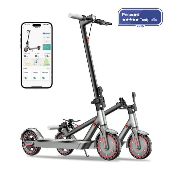 OOK-TEK D8 Pro Elscooter/Elsparkcykel 350W, 10.5Ah 36V, 25-30km/h 8,5" Punkteringsfria hjul