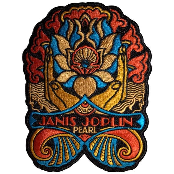 Janis Joplin Pearl Nouveau Strykmärke One Size Flerfärgad
