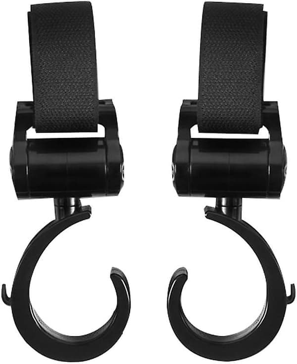 (2-pack) Barnvagnskrok, Yuccer 2 st barnvagnshängare väska krok för Yoyo barnvagn Universal barnvagnsklämma tillbehör