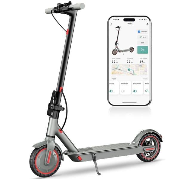 2025 - OOK-TEK D8 KickScooter Elsparkcykel - 30km/h elcykel el scooter