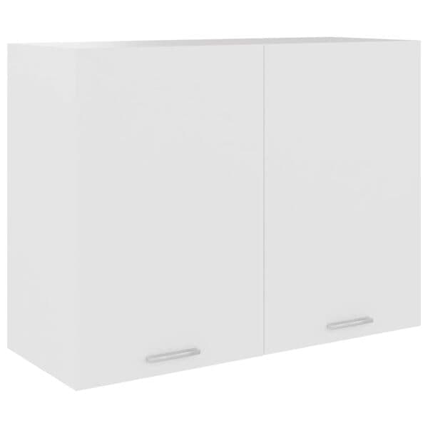 vidaXL Väggskåp “Lyon” vit 80x31x60 cm konstruerat trä