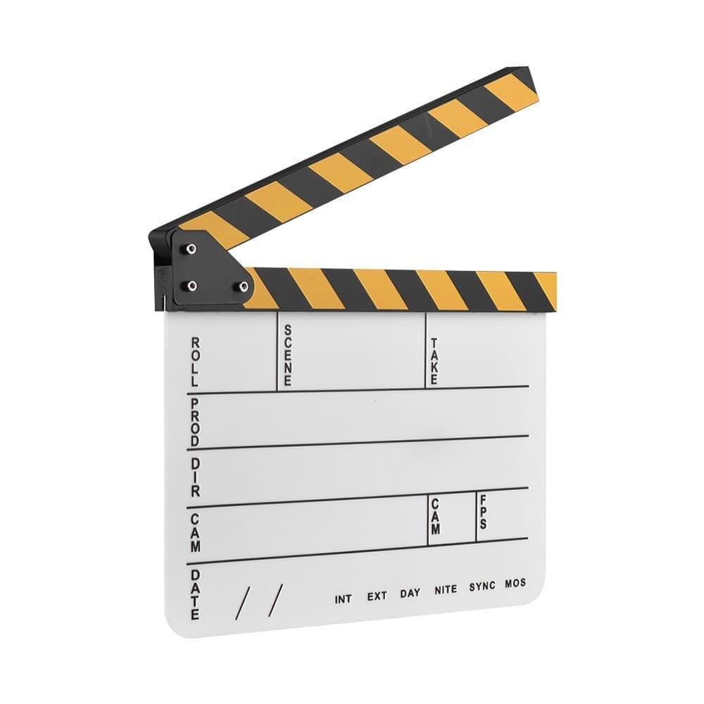 KlappBräda Klappa Film Inspelning - Vit