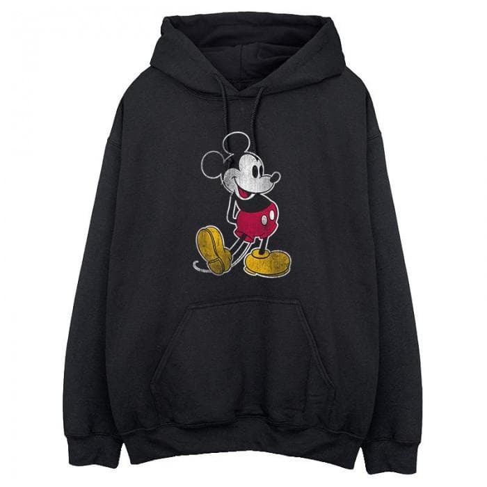 Disney Musse Pigg Classic Kick Hoodie för män cm svart