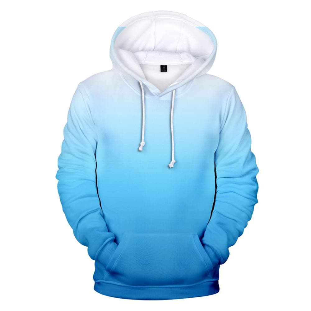 Vår Höst 3D-tryck Sweatshirt Hoodie Män/Kvinnor Enfärgad Huvtröja Sportkläder Neon Huvförsedd Herr Långärmad Pullover cm