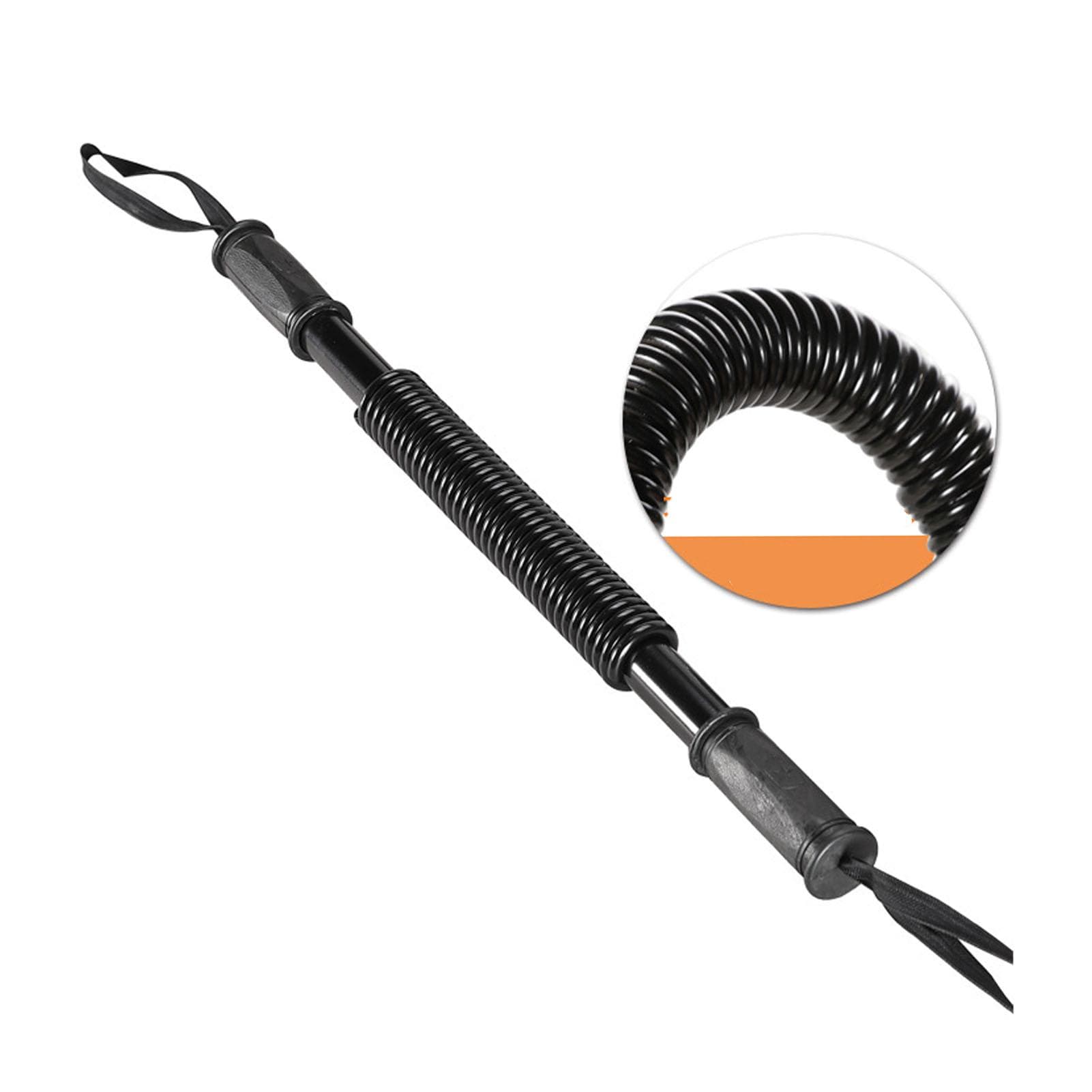 Armfjäderövningsredskap 30 kg Kompakt Bärbar Överkroppsövningsstång för Armstärkande Träning