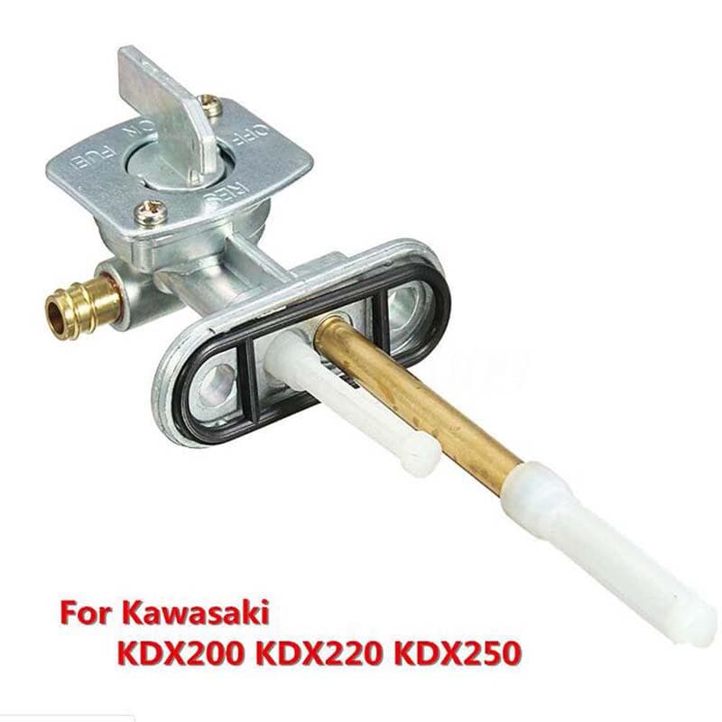 Gasbränsletankventil Petcock Switch-enhet för Kawasaki Kdx200 Kdx220 Kdx250