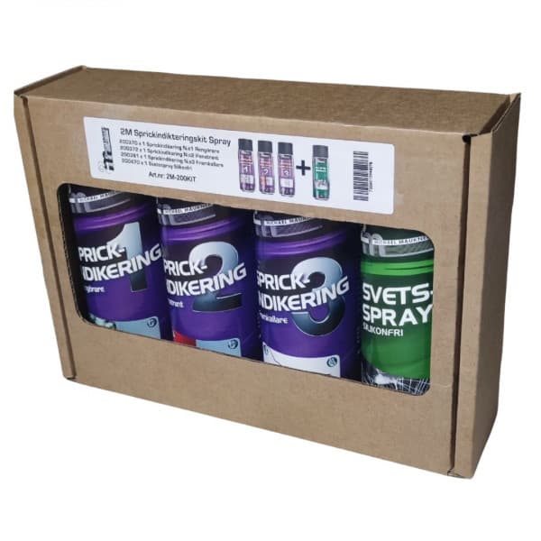 2M Sprickindikteringskit Spray