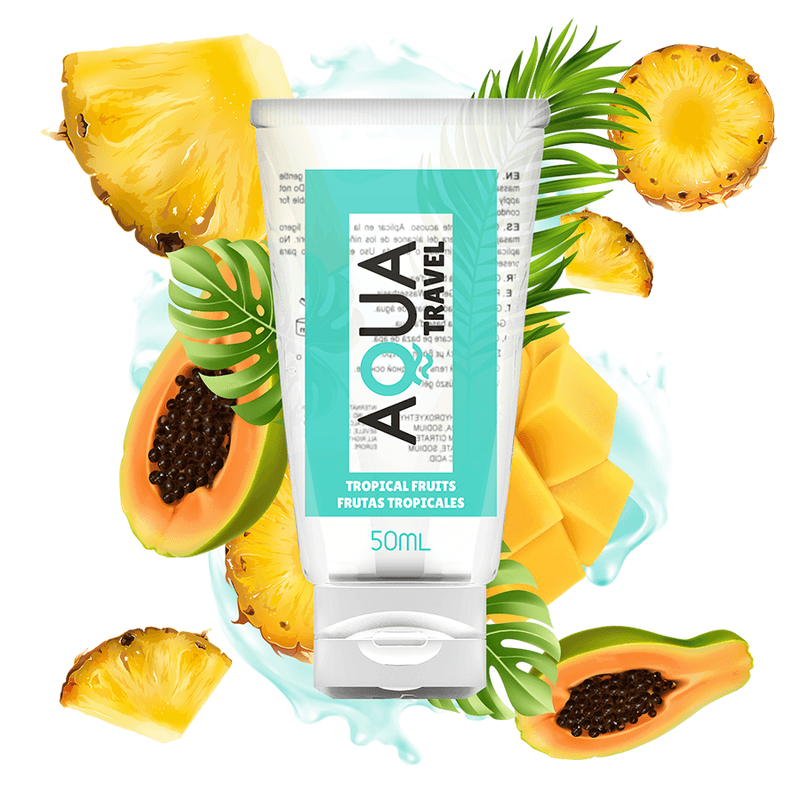 AQUA TRAVEL - VATTENBASERAT GLIDMEDEL - TROPISK FRUKT