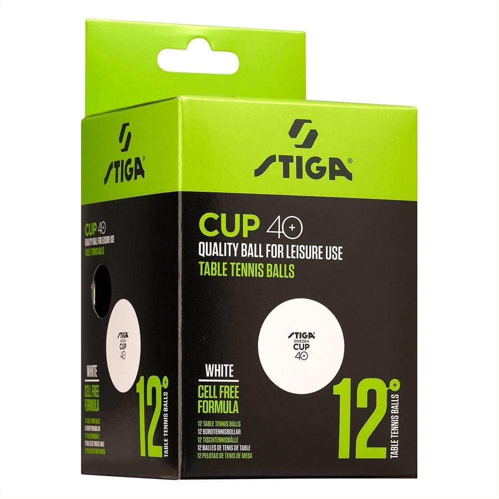 STIGA Pingisbollar 12-Pack Vita - Stiga -  Leksaksaffären