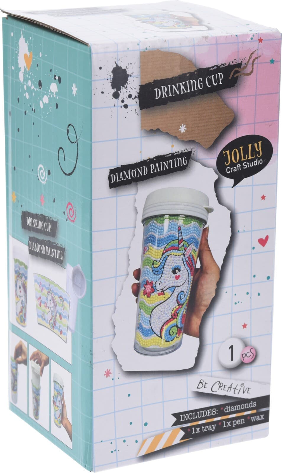 Diamond Painting Mugg Enhörning - Leksaksaffären -  Leksaksaffären