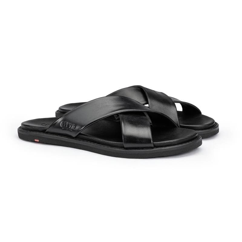 LLOYD EMILIANO Herrsandal BLACK 9½ = 44