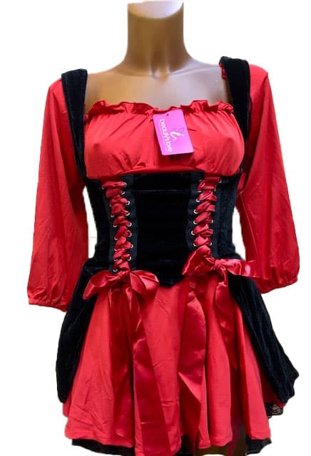 Sexy red pirate one size