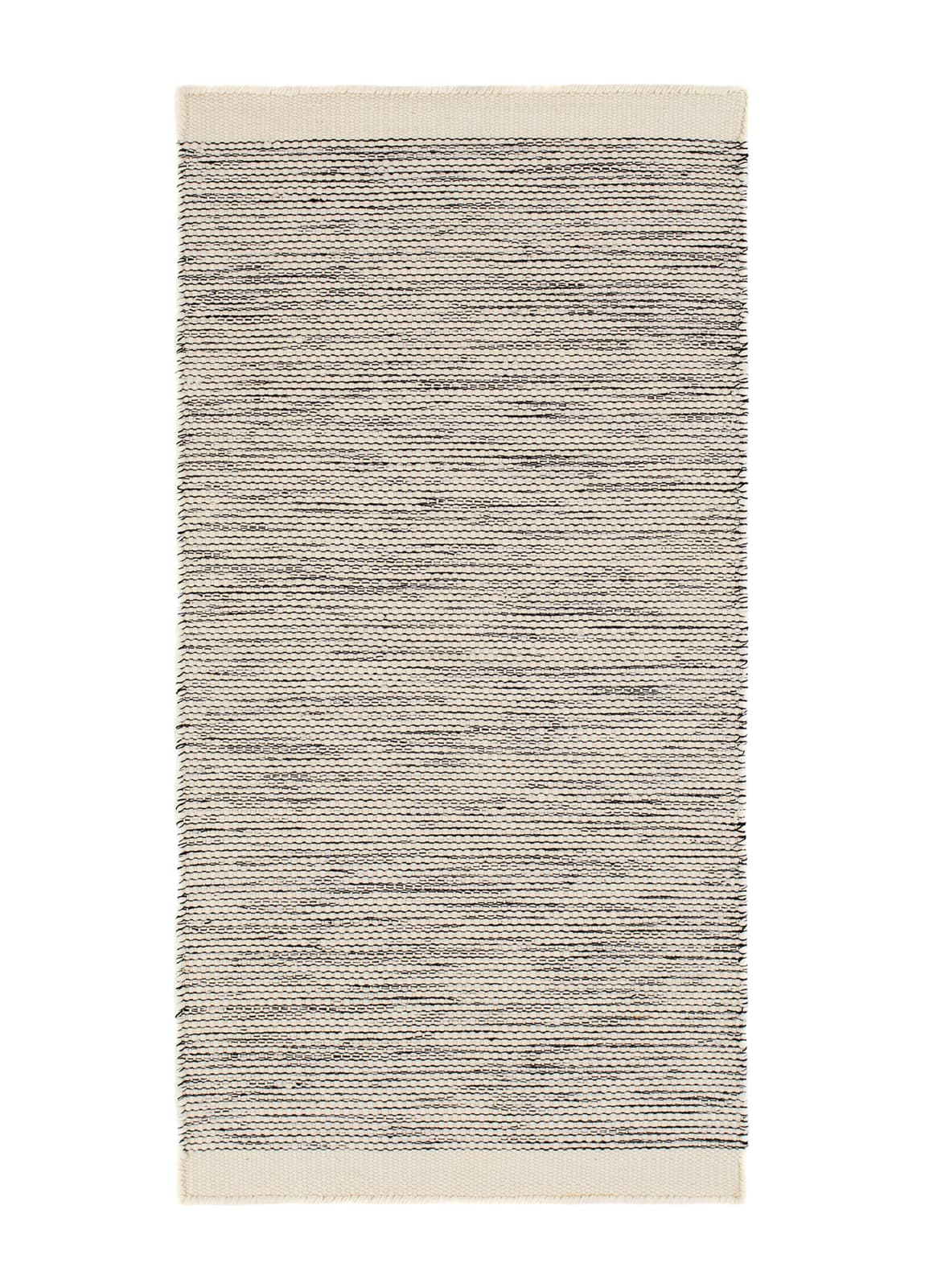 Graham Cream/Svart - Handvävd Gångmatta - 170 x 240 cm