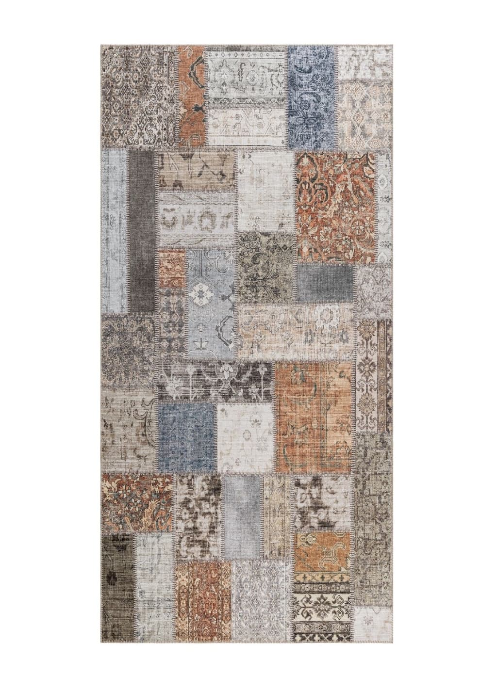 Patchwork Ljus Multi - Gångmatta - 80 x 300 cm