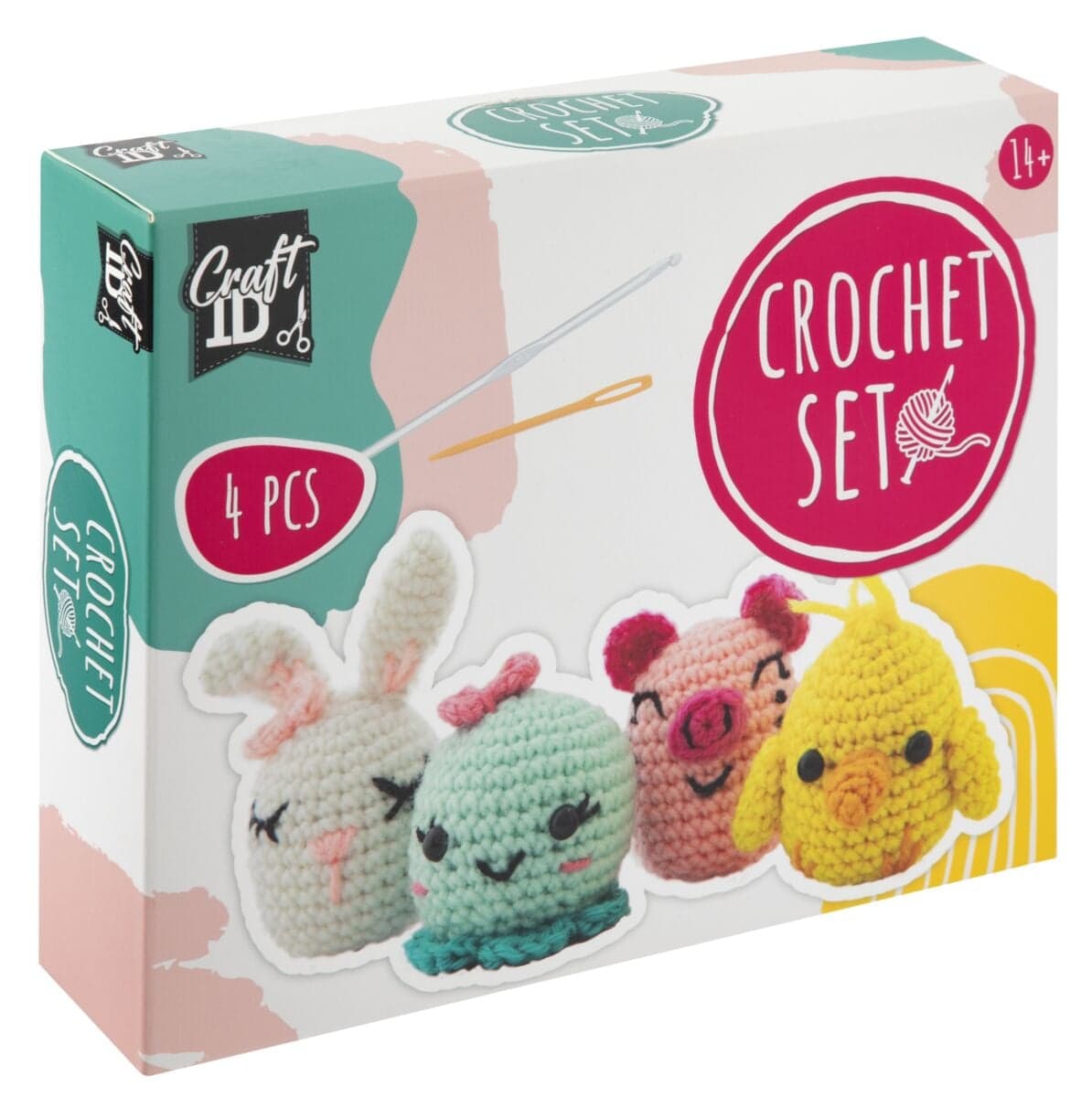 Craft ID - Crochet kit animals - 4 pcs