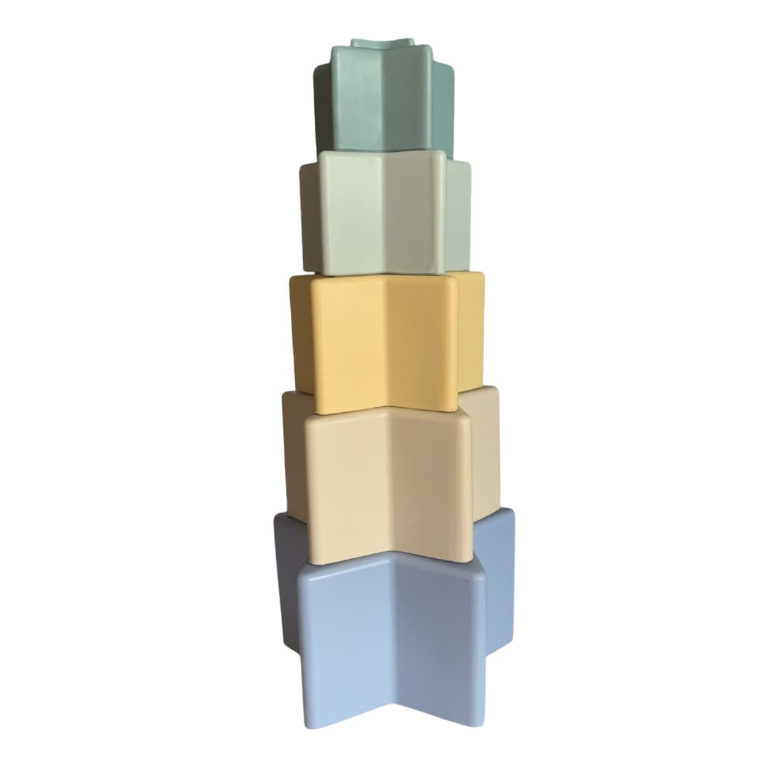 Magni - Silicone Stacking Tower with Star Shaped Boxes