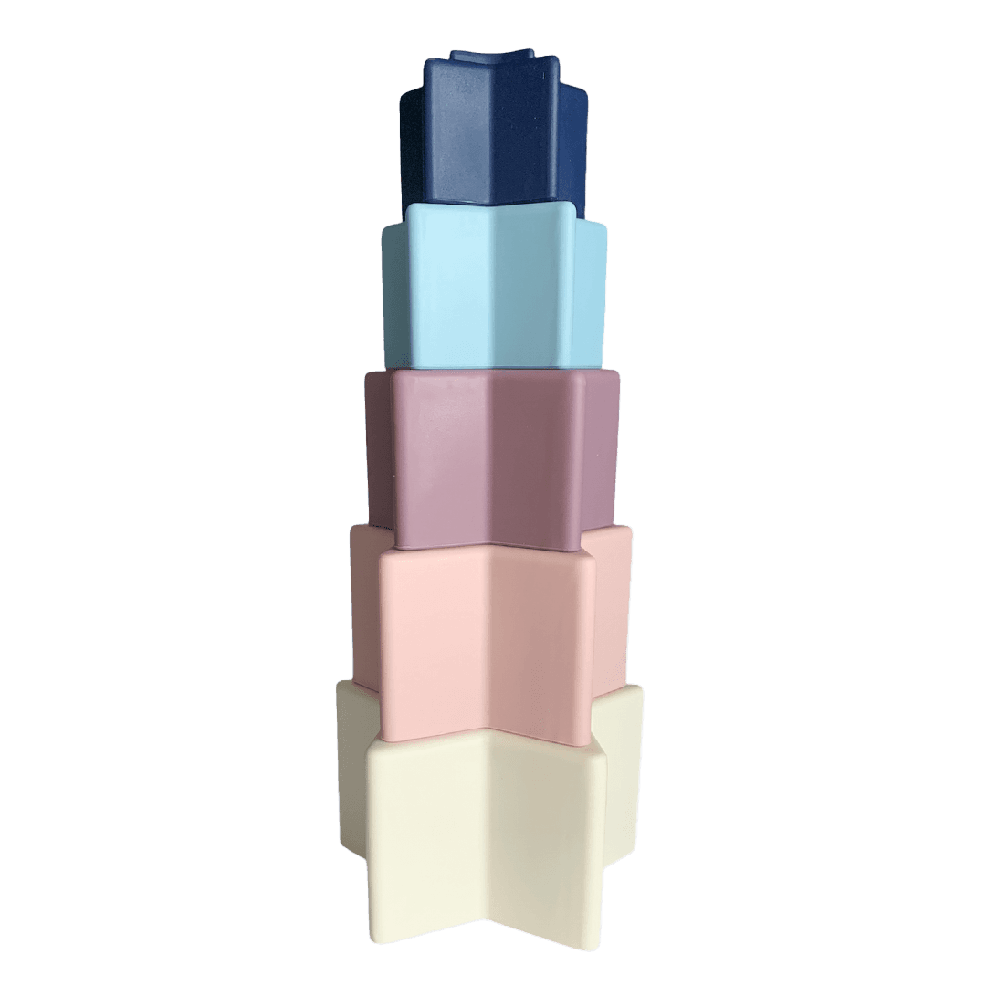 Magni - Silicone Stacking Tower w. Star Shaped Boxes
