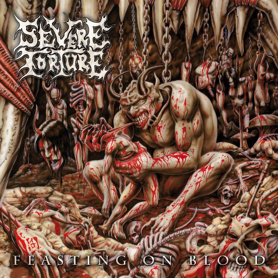 Severe Torture: Feasting On Blood (Clear & Red)
