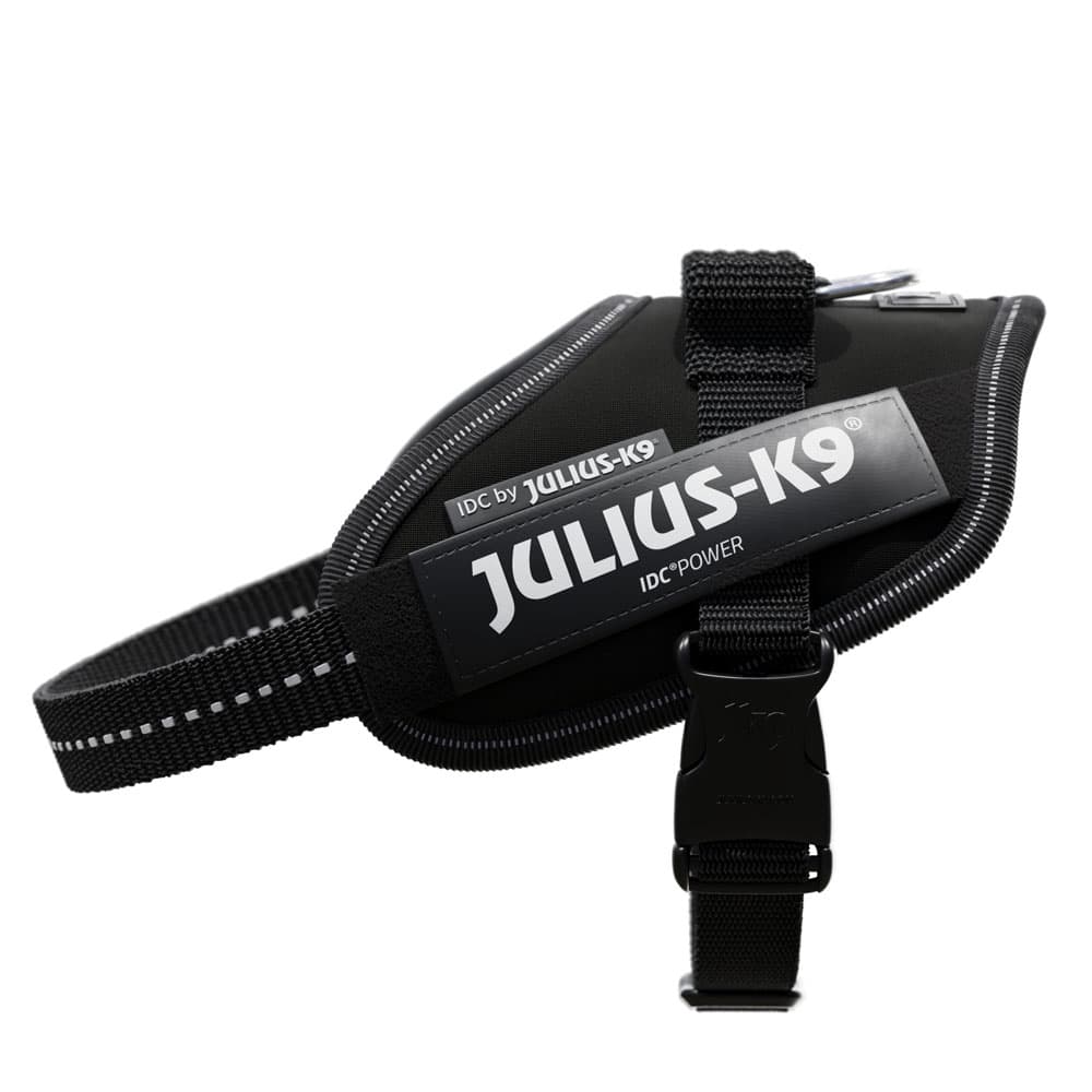 JULIUS-K9 IDC®-Powersele svart - Stl. XL: bröstomfång 71 - 96 cm