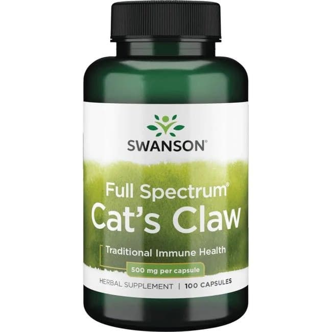 Swanson - Cat's Claw, 500 mg - 100 kapslar