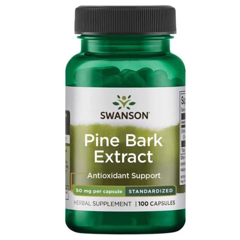 Swanson - Tallbarksextrakt, 50 mg - 100 kapslar