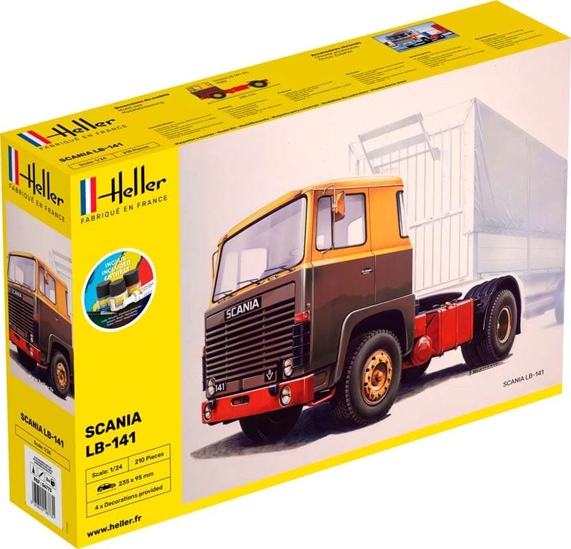 Heller Scania LB-141 lastbil - 1:24